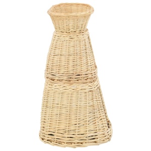 Set coșuri pisici cu perne 3 piese 47x34x60 cm salcie naturală - Img 4