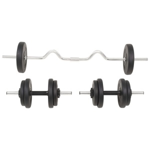 Set de haltere și gantere, 30 kg - Img 3