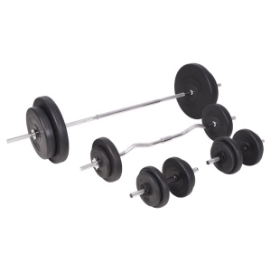 Set de haltere și gantere 90 kg - Img 2