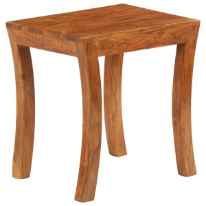 Set mese suprapuse,3 piese,lemn masiv acacia, 50x35x50 cm, maro - Img 7