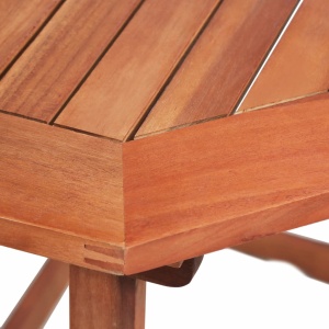Set mobilier bistro, 2 piese, lemn masiv de acacia - Img 8