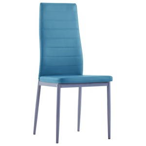 Set mobilier de bucătărie, 5 piese, albastru - Img 6
