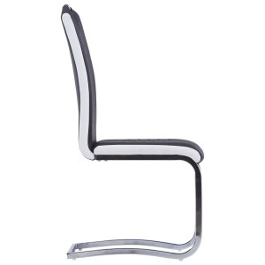 Set mobilier de bucătărie, 7 piese, negru, piele ecologică - Img 7