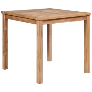 Set mobilier de exterior, 5 piese, lemn masiv de tec - Img 3