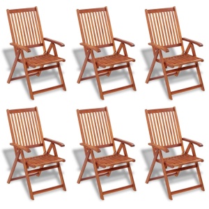 Set mobilier de exterior, 7 piese, lemn masiv de acacia - Img 3