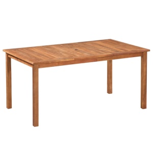 Set mobilier de exterior, 7 piese, negru și maro, poliratan - Img 2