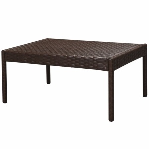 Set mobilier de grădină cu perne, 6 piese, maro, poliratan - Img 5