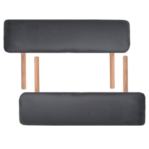 Set taburet și masă de masaj pliabilă in 3 zone, grosime 10 cm, negru - Img 6