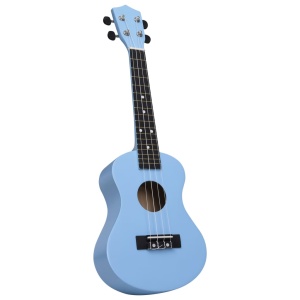 Set ukulele Soprano pentru copii, cu husă, bleu, 23" - Img 8