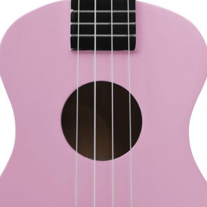 Set ukulele Soprano pentru copii, cu husă, roz, 21" - Img 9