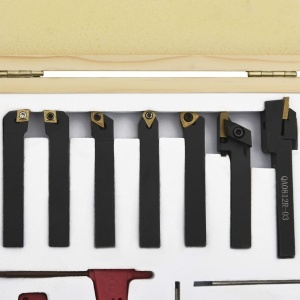 Set unelte de strunjire indexabile, 12 piese, 8 x 8 mm, 60 mm - Img 2