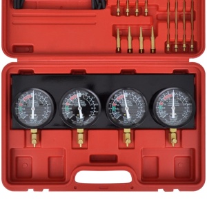 Set unelte pentru sincronizare carburator, cu manometre cu placă fixă - Img 5