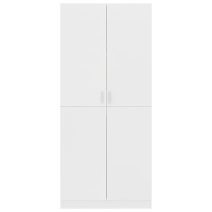 Șifonier, alb, 80 x 52 x 180 cm, PAL - Img 5