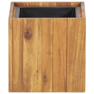 Strat inălțat de grădină ghiveci 24,5 x 24,5 x 24,5 cm acacia - Img 4