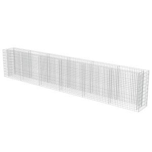 Strat inălțat gabion, 540 x 50 x 100 cm, oțel galvanizat - Img 2