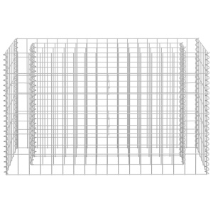 Strat inălțat gabion, 90 x 30 x 60 cm, oțel galvanizat - Img 4