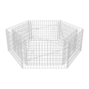 Strat inălțat gabion hexagonal, 160 x 140 x 50 cm - Img 2