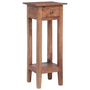 Suport de plante, 30x30x75 cm, lemn masiv reciclat