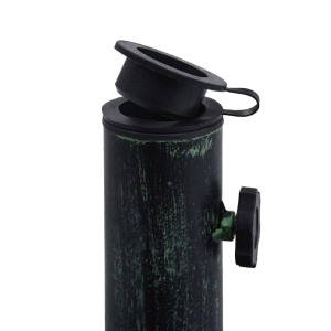 Suport de umbrelă, verde, 12 kg, fontă, 49 cm - Img 7
