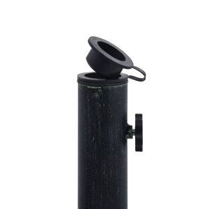 Suport de umbrelă, verde, 9 kg, fontă, 40 cm - Img 5