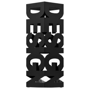 Suport de umbrele, model Design, oțel, negru - Img 2