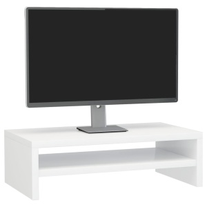 Suport monitor, alb foarte lucios, 42 x 24 x 13 cm, PAL - Img 3