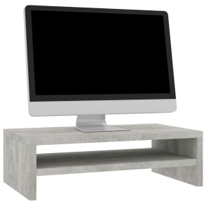 Suport monitor, gri beton, 42 x 24 x 13 cm, PAL - Img 3