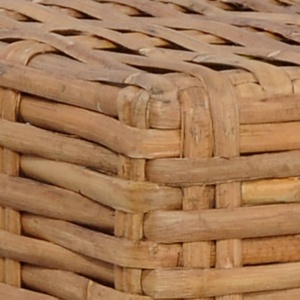 Taburet cu pernă, ratan natural - Img 2