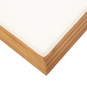 Taburet modular cu pernă, 1 buc., lemn masiv de acacia - Img 5
