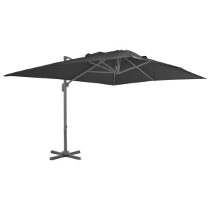 Umbrelă de exterior cu bază portabilă, antracit - Img 3