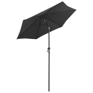 Umbrelă de soare, antracit, 200 x 211 cm, aluminiu - Img 3