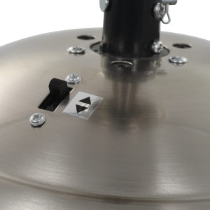 Ventilator tavan decorativ cu iluminare, 128 cm, maro - Img 11