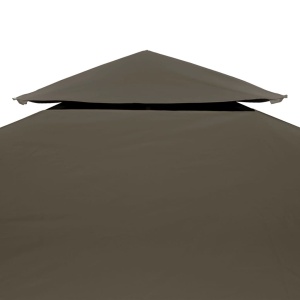 Acoperiș pavilion, 2 niveluri, 310 g/m², 3 x 3 m, gri taupe - Img 5