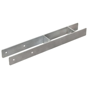 Ancore de gard, 6 buc., argintiu, 8x6x60 cm, oțel galvanizat - Img 2