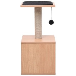 Ansamblu pentru pisici, covoraș din funie de sisal, 62 cm - Img 4