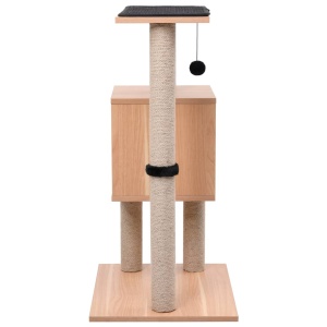 Ansamblu pentru pisici, covoraș din funie de sisal, 82 cm - Img 4