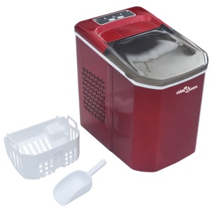 Aparat de făcut cuburi de gheață, roșu, 1,4 L, 15 kg / 24 h - Img 4