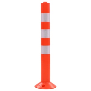 Baliză control trafic, 2 buc., plastic, 75 cm - Img 2