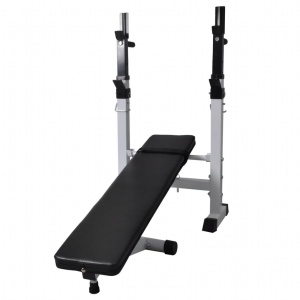 Bancă de exerciții fitness dreaptă, bancă de greutăți - Img 4