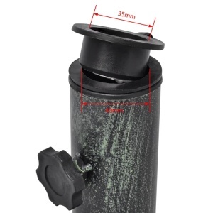 Bază pentru umbrelă din fier turnat 12 kg 48 cm - Img 6