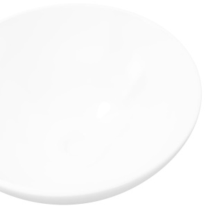 Bazin chiuvetă de baie din ceramică, rotund, alb - Img 3