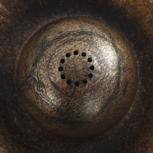 Bazin pentru păsări cu fântână, bronz, 50 x 91 cm, plastic - Img 8