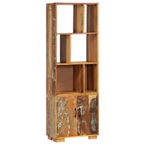 Bibliotecă, 60x35x180 cm, lemn masiv reciclat - Img 10