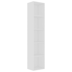 Bibliotecă, alb, 40 x 30 x 189 cm, PAL - Img 2