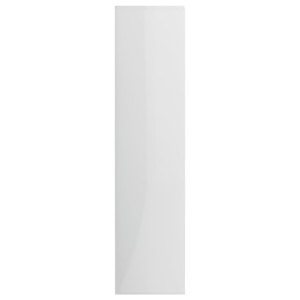 Bibliotecă, alb extralucios, 50 x 25 x 106 cm, PAL - Img 6