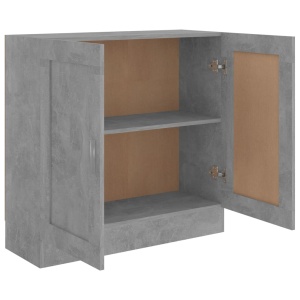 Bibliotecă, gri beton, 82,5 x 30,5 x 80 cm, PAL - Img 8
