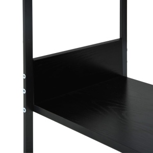 Bibliotecă mică, negru, 33,5 x 39,6 x 79,7 cm, PAL - Img 7