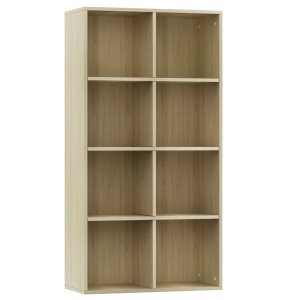 Bibliotecă/Servantă, stejar Sonoma, 66 x 30 x 130 cm, PAL - Img 2