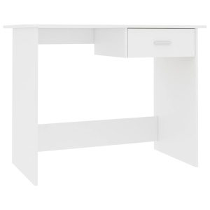 Birou, alb, 100 x 50 x 76 cm, PAL - Img 2