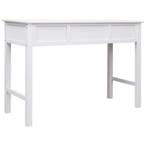 Birou de scris, alb, 110 x 45 x 76 cm, lemn - Img 8